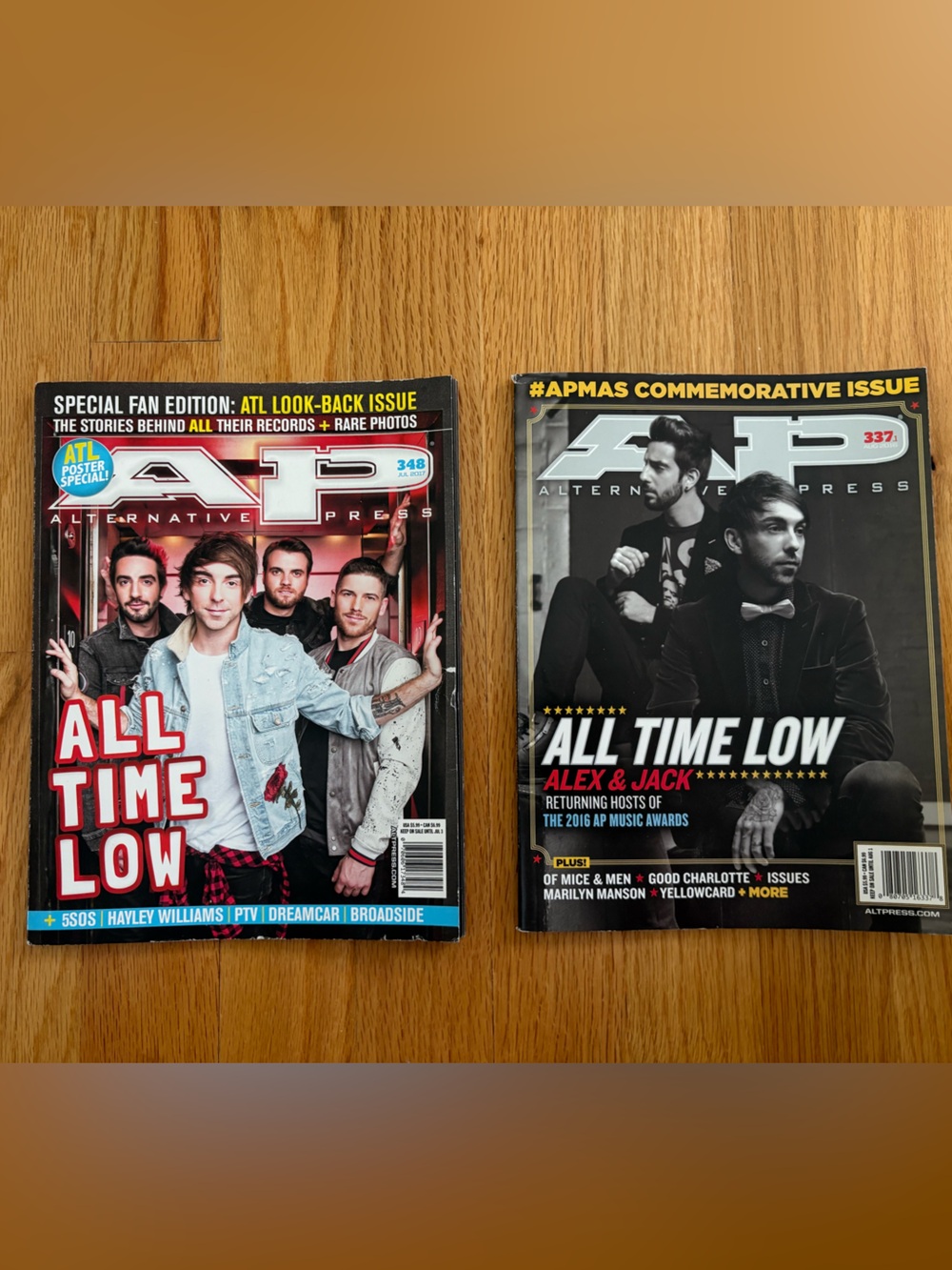 Alternative Press magazine All Time Low cover bundle